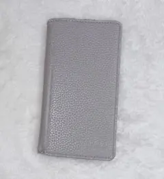 NANO universe 手帳型iPhoneケース グレーのサムネイル