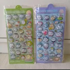 ちいかわ　ウォーターシール　立体　水シール　2枚セット