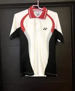 YONEX ポロシャツ Sサイズ ホワイト/ブラック/レッド