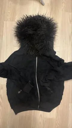 FILTH DESTROY ZIP UP BLK パーカー