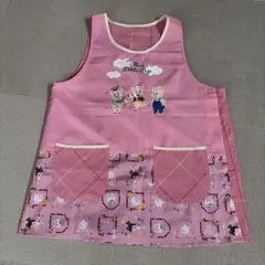 Disney Three Little Pigs エプロン ピンクのサムネイル