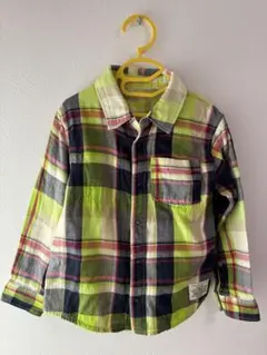BREEZE ブリーズ　リバーシブル　チェックシャツ 長袖 キッズ　120