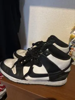 Nike ハイカットスニーカー ブラック/ホワイト　パンダダンク　28.5