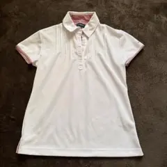 【美品】バーバリーゴルフ　ポロシャツ　M ホワイト