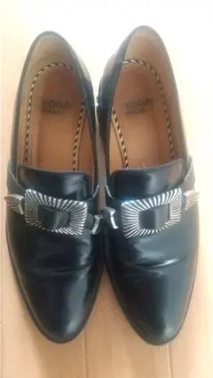 TOGA PULLA ブラック ローファー