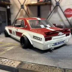 アオシマ 1/10 グラチャン RCボディ 430セドリック 塗装済 美品