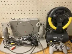 SONY PlayStation (PS1) 本体 コントローラー2種セット