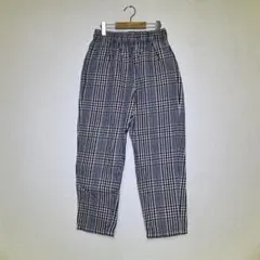 GU チェック柄 シェフパンツ