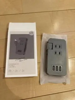 3coins 2コンセント3USB電源タップ