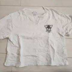ROXY Tシャツ ホワイト バックプリント
