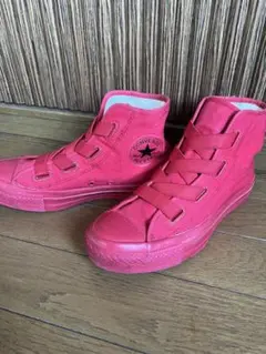 コンバース オールスター ハイカットスニーカー レッド 23.5cm