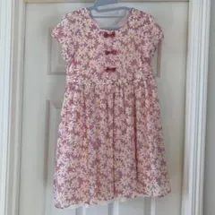 綺麗です！演奏会♪お呼ばれに♪anyfamのお花のシフォンドレス