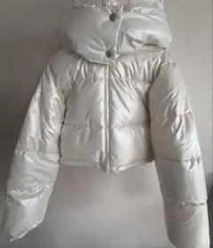 GRL フード付きホワイトダウンジャケット