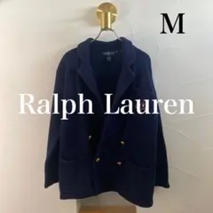 90s RalphLauren ラルフローレン　コットン　カーディガン　金ボタンのサムネイル