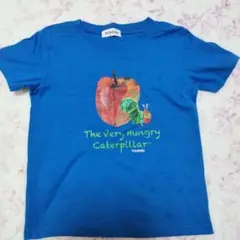 青色 Tシャツ はらぺこあおむし120cm