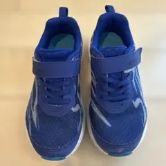 瞬足 キッズ スニーカー ブルー　19