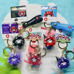 サンリオミャクミャク 新作キーホルダー クリア コンプリート - メルカリ