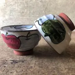 波佐見焼　釉りんご お茶碗のサムネイル