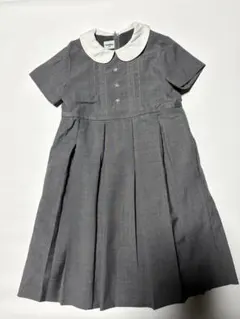 familiarグレー 半袖ワンピース 120
