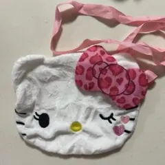 キティ ポシェット ガチャ ホワイト ピンク