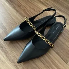 CHARLES & KEITH ブラック ミュール