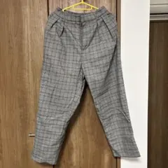チェック　パンツ　レディース