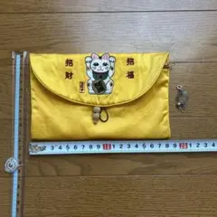 마네키네코 참이 있는 통장 케이스