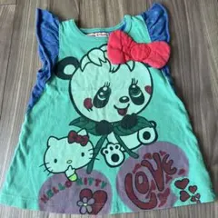 Grand Ground Hello Kitty コラボ Tシャツ90-95のサムネイル