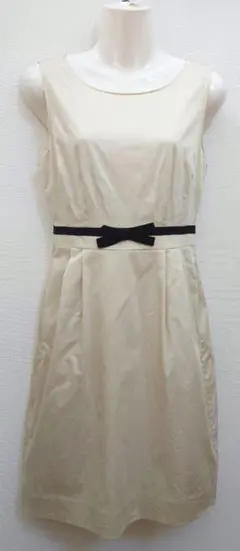 ケイトスペードニューヨーク リボン付きノースリーブワンピース タイトワンピース