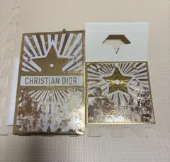 DIOR 2025 封筒付き　星型　スターチャーム　ホリデー 限定ノベルティ