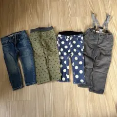 定価1万円超　ズボン　まとめ売り　セット　デニム　ジーパン　裏起毛　サスペンダー