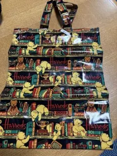 ハロッズ クマ 本 トートバッグ