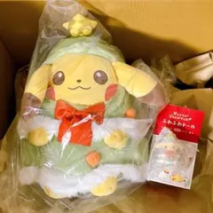 피카츄 クリスマスじゅんびチュウ ぬいぐるみ ふわふわドール