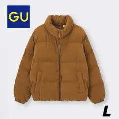 GU ヒートパテッドコーデュロイブルゾン メンズ L マスタード