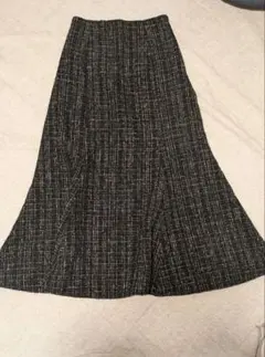 ツイードマーメイドスカート