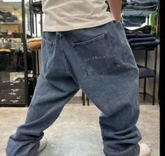 Rocawear デニムパンツ 極太バギーパンツ　42✖️34 4XLのサムネイル