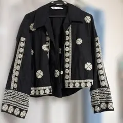 2025年最新】zara 刺繍 ジャケットの人気アイテム - メルカリ