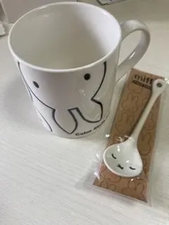 ミッフィーマグカップとスプーンセット