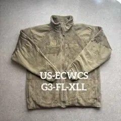 00s古着 米軍 ECWCSフリース XL コヨーテUSA製
