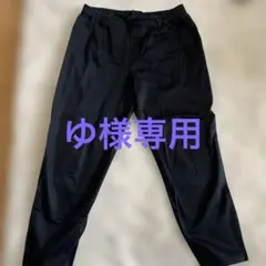 studio CLIP ブラックカジュアルパンツ　ウエストゴム