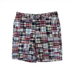 00s abercrombie & fitch パッチワークショーツ
