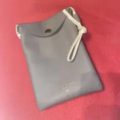 スマホショルダーバッグ グレー ブラウン