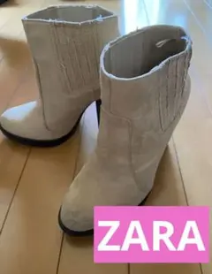 ZARAショートブーツ37美品送料込み