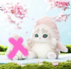 モフサンド　ぽてぽてサメにゃん　さくらピンク　ぬいぐるみ　桜　ねこ　ネコ　猫