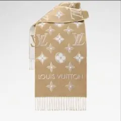 Louis Vuitton ベージュ マフラー