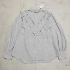23AW 新品タグ付 FOXEY 花より男子コラボ ボウタイフレアブラウス M