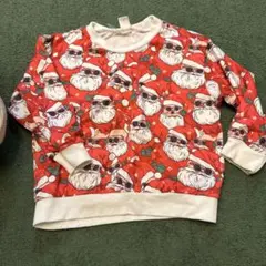 SHEIN サンタ柄 トレーナー 2-3Y