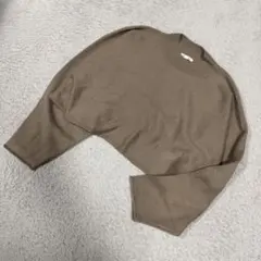 ジーユー シンプル カジュアル ナチュラル 大きめ クルーネック ニット 3XL