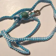 リボンネックストラップ　ハンドメイド作品