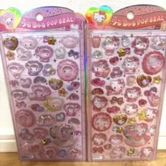 【正規品】うるちゅるポップシール　マイメロディ ベビー ハローキティ　ベビー